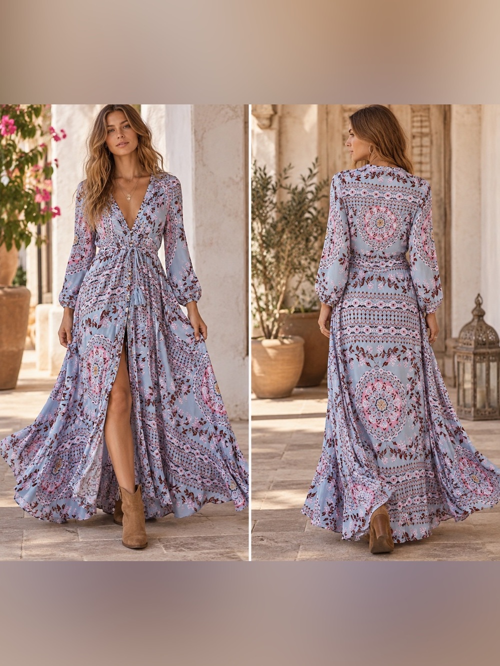 Spell and the gypsy Collective aquarium Pandora gown FIRM NWOT